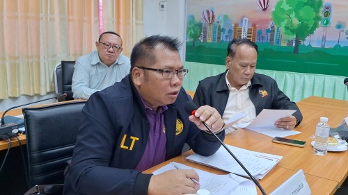 เทศบาลนครแม่สอด ประชุมหารือแนวทางการแก้ไขปัญหารถจักรยานไฟฟ้า ครั้งที่ 1/2568