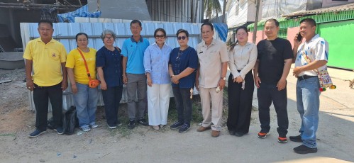 เทศบาลนครแม่สอด บูรณาการร่วมกับองค์การบริหาร  ส่วนจังหวัดตาก ลงพื้นที่สำรวจจุดเสี่ยงปัญหาน้ำท่วมขัง