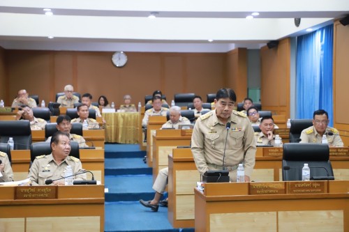 สภาเทศบาลนครแม่สอด ประชุมสภาเทศบาลนครแม่สอด สมัยสามัญ  สมัยแรก ประจำปี 2568