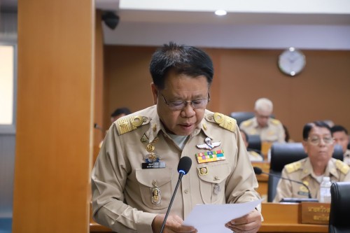 สภาเทศบาลนครแม่สอด ประชุมสภาเทศบาลนครแม่สอด สมัยสามัญ  สมัยแรก ประจำปี 2568