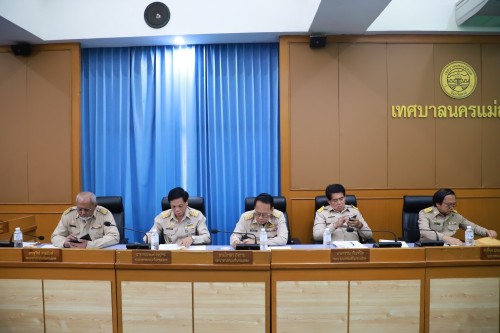 สภาเทศบาลนครแม่สอด ประชุมสภาเทศบาลนครแม่สอด สมัยสามัญ  สมัยแรก ประจำปี 2568