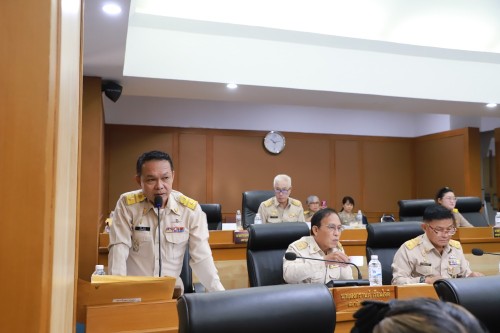 สภาเทศบาลนครแม่สอด ประชุมสภาเทศบาลนครแม่สอด สมัยสามัญ  สมัยแรก ประจำปี 2568