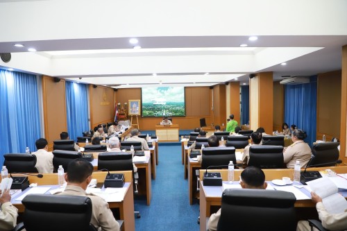 สภาเทศบาลนครแม่สอด ประชุมสภาเทศบาลนครแม่สอด สมัยสามัญ  สมัยแรก ประจำปี 2568