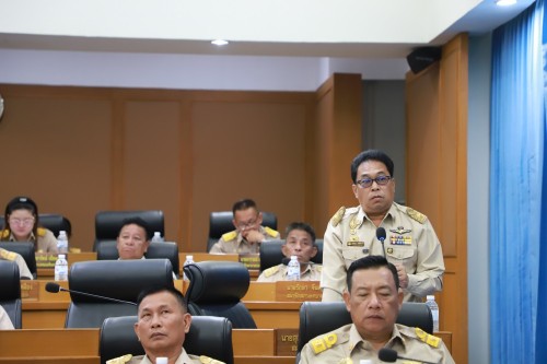 สภาเทศบาลนครแม่สอด ประชุมสภาเทศบาลนครแม่สอด สมัยสามัญ  สมัยแรก ประจำปี 2568