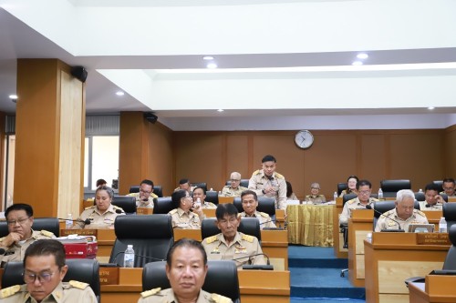 สภาเทศบาลนครแม่สอด ประชุมสภาเทศบาลนครแม่สอด สมัยสามัญ  สมัยแรก ประจำปี 2568