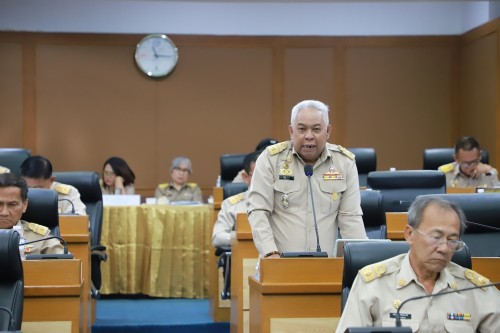 สภาเทศบาลนครแม่สอด ประชุมสภาเทศบาลนครแม่สอด สมัยสามัญ  สมัยแรก ประจำปี 2568