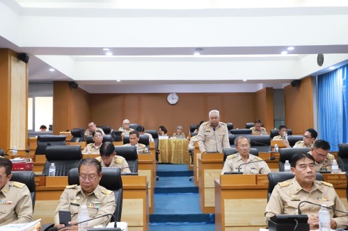 สภาเทศบาลนครแม่สอด ประชุมสภาเทศบาลนครแม่สอด สมัยสามัญ  สมัยแรก ประจำปี 2568