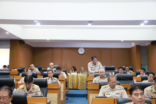 สภาเทศบาลนครแม่สอด ประชุมสภาเทศบาลนครแม่สอด สมัยสามัญ  สมัยแรก ประจำปี 2568