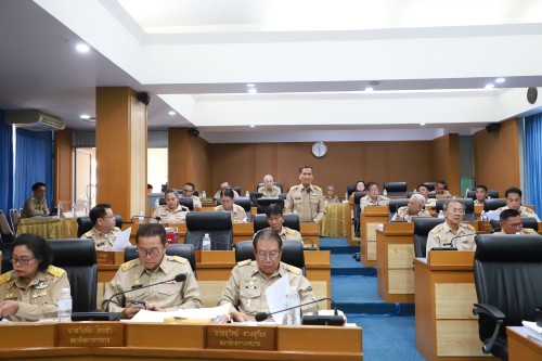 สภาเทศบาลนครแม่สอด ประชุมสภาเทศบาลนครแม่สอด สมัยสามัญ  สมัยแรก ประจำปี 2568