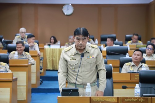 สภาเทศบาลนครแม่สอด ประชุมสภาเทศบาลนครแม่สอด สมัยสามัญ  สมัยแรก ประจำปี 2568