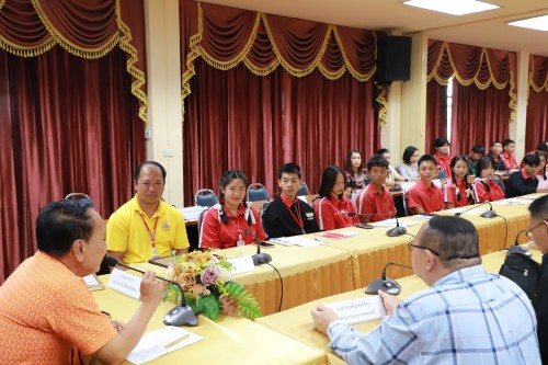 เทศบาลนครแม่สอด ให้การต้อนรับคณะศึกษาดูงานจากโรงเรียนภัทรวิทยา