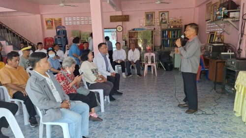 เทศบาลนครแม่สอด เข้าร่วมการประชุมผู้สูงอายุชุมชนดอนไชย ประจำเดือน กุมภาพันธ์ พ.ศ. 2568