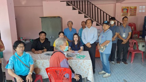 เทศบาลนครแม่สอด เข้าร่วมการประชุมผู้สูงอายุชุมชนดอนไชย ประจำเดือน กุมภาพันธ์ พ.ศ. 2568
