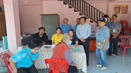 เทศบาลนครแม่สอด เข้าร่วมการประชุมผู้สูงอายุชุมชนดอนไชย ประจำเดือน กุมภาพันธ์ พ.ศ. 2568