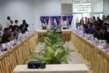 การประชุมอนุกรรมการด้านสิทธิประโยชน์ขอบเขตพื้นที่และศูนย์บริการเบ็ดเสร็จด้านการลงทุนเพื่อการจัดตั้งเขตพัฒนาเศรษฐกิจพิเศษ ณ  อ.แม่สอด อ.แม่ระมาด อ.พบพระ จังหวัดตาก 