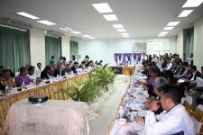 การประชุมอนุกรรมการด้านสิทธิประโยชน์ขอบเขตพื้นที่และศูนย์บริการเบ็ดเสร็จด้านการลงทุนเพื่อการจัดตั้งเขตพัฒนาเศรษฐกิจพิเศษ ณ  อ.แม่สอด อ.แม่ระมาด อ.พบพระ จังหวัดตาก 