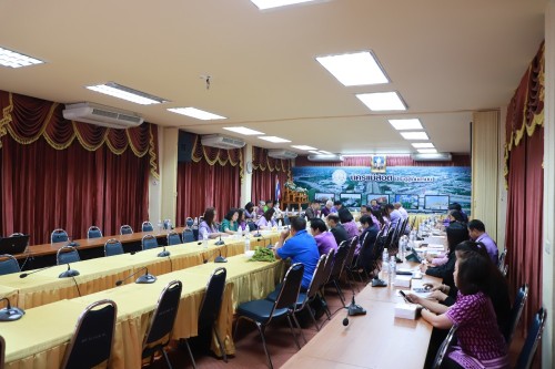 เทศบาลนครแม่สอด จัดประชุมหัวหน้าส่วนราชการ ประจำเดือน กุมภาพันธ์ พ.ศ.2568