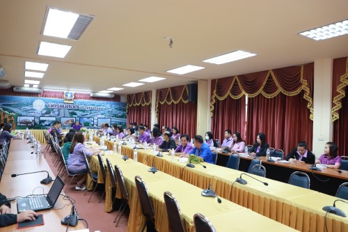 เทศบาลนครแม่สอด จัดประชุมหัวหน้าส่วนราชการ ประจำเดือน กุมภาพันธ์ พ.ศ.2568