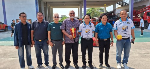 ทน.แม่สอด ร่วมพิธีเปิดการแข่งขันกีฬาเซปักตะกร้อท้องถิ่นสัมพันธ์ ต้านภัยยาเสพติด ครั้งที่ 2 ประจำปี 2568
