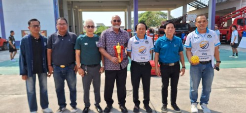 ทน.แม่สอด ร่วมพิธีเปิดการแข่งขันกีฬาเซปักตะกร้อท้องถิ่นสัมพันธ์ ต้านภัยยาเสพติด ครั้งที่ 2 ประจำปี 2568