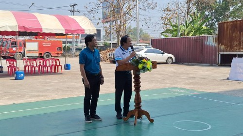 ทน.แม่สอด ร่วมพิธีเปิดการแข่งขันกีฬาเซปักตะกร้อท้องถิ่นสัมพันธ์ ต้านภัยยาเสพติด ครั้งที่ 2 ประจำปี 2568