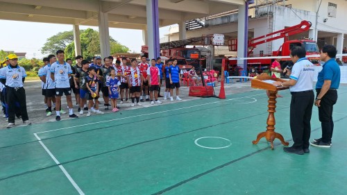 ทน.แม่สอด ร่วมพิธีเปิดการแข่งขันกีฬาเซปักตะกร้อท้องถิ่นสัมพันธ์ ต้านภัยยาเสพติด ครั้งที่ 2 ประจำปี 2568