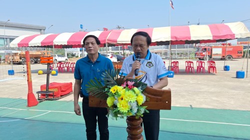 ทน.แม่สอด ร่วมพิธีเปิดการแข่งขันกีฬาเซปักตะกร้อท้องถิ่นสัมพันธ์ ต้านภัยยาเสพติด ครั้งที่ 2 ประจำปี 2568