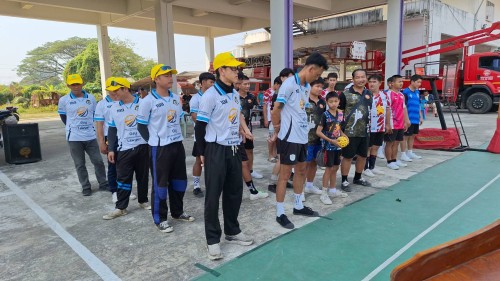 ทน.แม่สอด ร่วมพิธีเปิดการแข่งขันกีฬาเซปักตะกร้อท้องถิ่นสัมพันธ์ ต้านภัยยาเสพติด ครั้งที่ 2 ประจำปี 2568