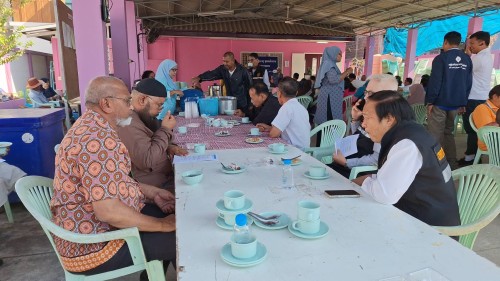 เทศบาลนครแม่สอด เข้าร่วมการประชุมผู้สูงอายุชุมชนอิสลามและชุมชนสองแคว1 ประจำเดือน กุมภาพันธ์ พ.ศ.2568