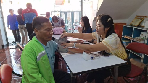 ทน.แม่สอด เข้าร่วมการประชุมผู้สูงอายุ ชุมชนตาลเดี่ยวและชุมชนวัดหลวง ประจำเดือน กุมภาพันธ์ พ.ศ.2568