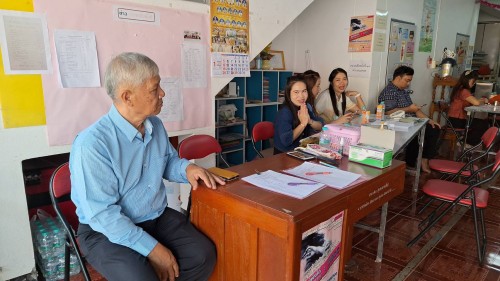 ทน.แม่สอด เข้าร่วมการประชุมผู้สูงอายุ ชุมชนตาลเดี่ยวและชุมชนวัดหลวง ประจำเดือน กุมภาพันธ์ พ.ศ.2568