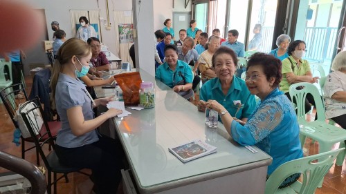 ทน.แม่สอด เข้าร่วมการประชุมผู้สูงอายุ ชุมชนตาลเดี่ยวและชุมชนวัดหลวง ประจำเดือน กุมภาพันธ์ พ.ศ.2568