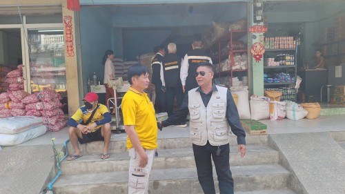 ทน.แม่สอด  ลงพื้นที่ดำเนินการตรวจสอบความเรียบร้อย การลาดยางแอสฟัลท์ติก ถนนบัวคูณ (ถนนแม่สอด - แม่ตาวใต้) 