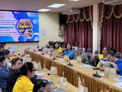 ทน.แม่สอด  จัดประชุมสรุปผลการสำรวจและประเมินความจำเป็นเร่งด่วนแก่ผู้ประสบปัญหาทางสังคม ในเขตเทศบาลนครแม่สอด