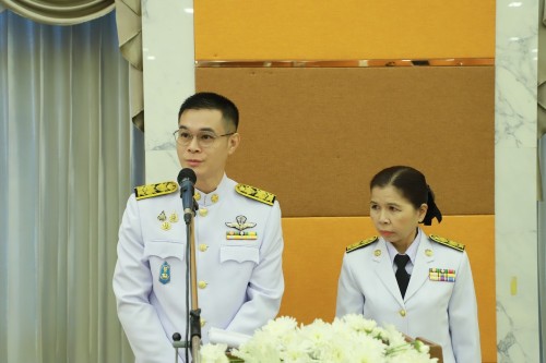 เทศบาลนครแม่สอด จัดพิธีรับพระราชทานเครื่องราชอิสริยาภรณ์ 