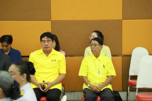 เทศบาลนครแม่สอด จัดพิธีรับพระราชทานเครื่องราชอิสริยาภรณ์ 