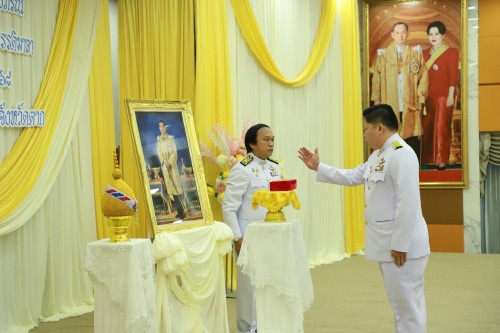 เทศบาลนครแม่สอด จัดพิธีรับพระราชทานเครื่องราชอิสริยาภรณ์ 