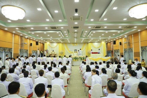 เทศบาลนครแม่สอด จัดพิธีรับพระราชทานเครื่องราชอิสริยาภรณ์ 