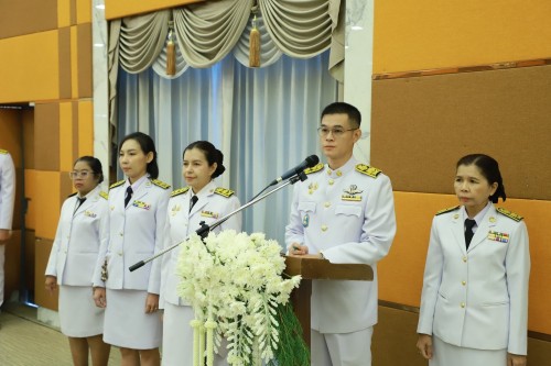 เทศบาลนครแม่สอด จัดพิธีรับพระราชทานเครื่องราชอิสริยาภรณ์ 