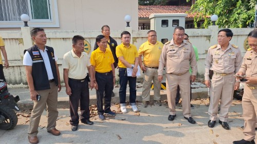 ทน.แม่สอด ลงพื้นที่ดำเนินการตรวจสอบความเรียบร้อย การลาดยางแอสฟัลท์ติก ถนนแม่สอด - อุ้มผาง และเตรียมการลาดยางถนนประสาทวิถี