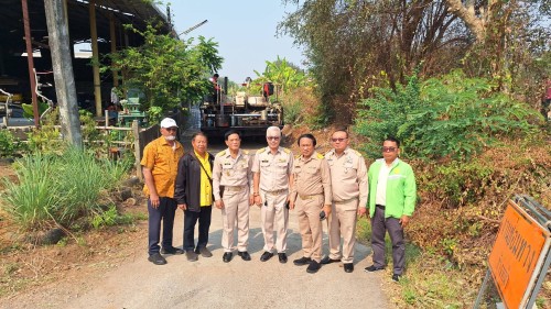 ทน.แม่สอด ลงพื้นที่ดำเนินการตรวจสอบความเรียบร้อย การลาดยางแอสฟัลท์ติก ถนนแม่สอด - อุ้มผาง และเตรียมการลาดยางถนนประสาทวิถี
