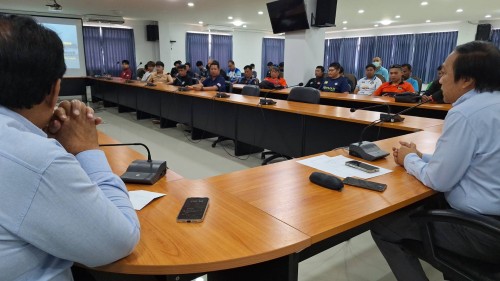 เทศบาลนครแม่สอด จัดประชุมฝ่ายป้องกันและบรรเทาสาธารณภัยฯ ประจำเดือน มีนาคม 2568