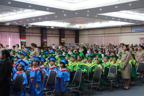 เทศบาลนครแม่สอด จัดพิธีมอบวุฒิบัตรยุวบัณฑิตในสังกัดเทศบาลนครแม่สอด ประจำปีการศึกษา 2567 