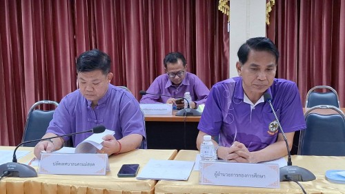ทน.แม่สอด  ประชุมหารือเพื่อเตรียมความพร้อมกำหนดพื้นที่ Zoning ในการเล่นน้ำช่วงเทศกาลสงกรานต์ พ.ศ. 2568