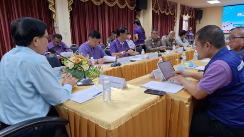 ทน.แม่สอด  ประชุมหารือเพื่อเตรียมความพร้อมกำหนดพื้นที่ Zoning ในการเล่นน้ำช่วงเทศกาลสงกรานต์ พ.ศ. 2568