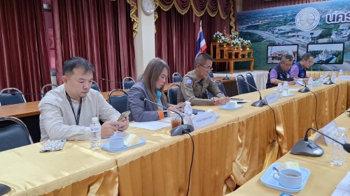 ทน.แม่สอด  ประชุมหารือเพื่อเตรียมความพร้อมกำหนดพื้นที่ Zoning ในการเล่นน้ำช่วงเทศกาลสงกรานต์ พ.ศ. 2568