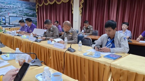 ทน.แม่สอด  ประชุมหารือเพื่อเตรียมความพร้อมกำหนดพื้นที่ Zoning ในการเล่นน้ำช่วงเทศกาลสงกรานต์ พ.ศ. 2568