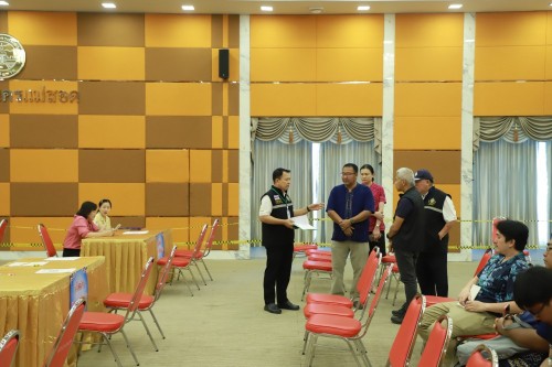 ทน.แม่สอด ให้การต้อนรับผู้ตรวจการเลือกตั้งประจำจังหวัดตาก ลงพื้นที่ตรวจเยี่ยม ติดตามการรับสมัครรับเลือกตั้งสมาชิกสภาเทศบาลนครแม่สอด และนายกเทศมนตรีนครแม่สอด