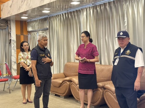 ทน.แม่สอด ให้การต้อนรับผู้ตรวจการเลือกตั้งประจำจังหวัดตาก ลงพื้นที่ตรวจเยี่ยม ติดตามการรับสมัครรับเลือกตั้งสมาชิกสภาเทศบาลนครแม่สอด และนายกเทศมนตรีนครแม่สอด