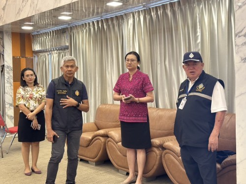 ทน.แม่สอด ให้การต้อนรับผู้ตรวจการเลือกตั้งประจำจังหวัดตาก ลงพื้นที่ตรวจเยี่ยม ติดตามการรับสมัครรับเลือกตั้งสมาชิกสภาเทศบาลนครแม่สอด และนายกเทศมนตรีนครแม่สอด